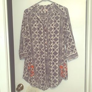 Patterned romper in perfect condition!
